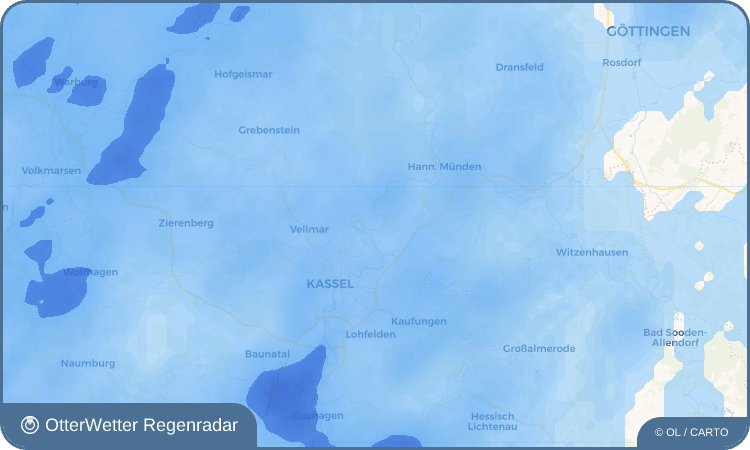 OtterWetter Regenradar-Widget Wahnhausen