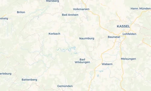 Regenradar Vorschaubild - Aktuelle Niederschläge in Waldeck und Umgebung