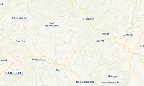 Regenradar Vorschaubild - Aktuelle Niederschläge in Waldernbach und Umgebung
