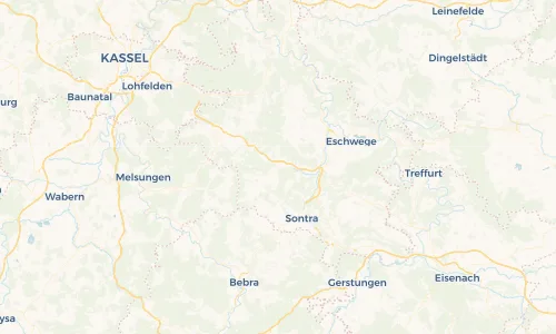 Regenradar Vorschaubild - Aktuelle Niederschläge in Waldkappel und Umgebung