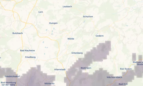 Regenradar Vorschaubild - Aktuelle Niederschläge in Wallernhausen und Umgebung