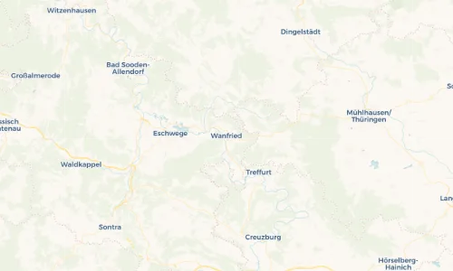 Regenradar Vorschaubild - Aktuelle Niederschläge in Wanfried und Umgebung