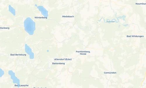 Regenradar Vorschaubild - Aktuelle Niederschläge in Wangershausen und Umgebung