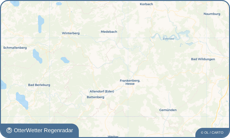 OtterWetter Regenradar-Widget Wangershausen