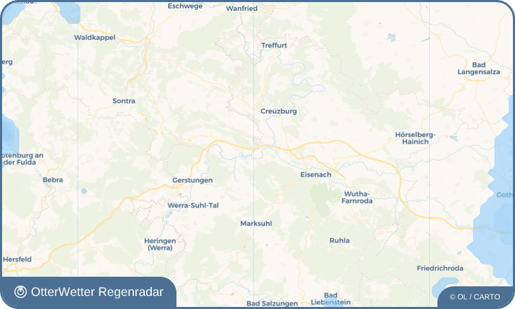 Widget-Vorschau für Wartha Wetter-Widget-Vorschau mit Vorhersagedaten für Wartha