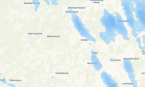 Regenradar Vorschaubild - Aktuelle Niederschläge in Warzenbach und Umgebung