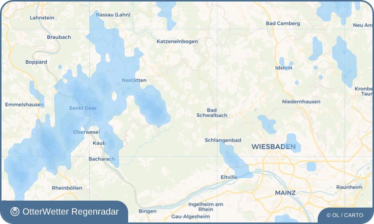 OtterWetter Regenradar-Widget Watzelhain