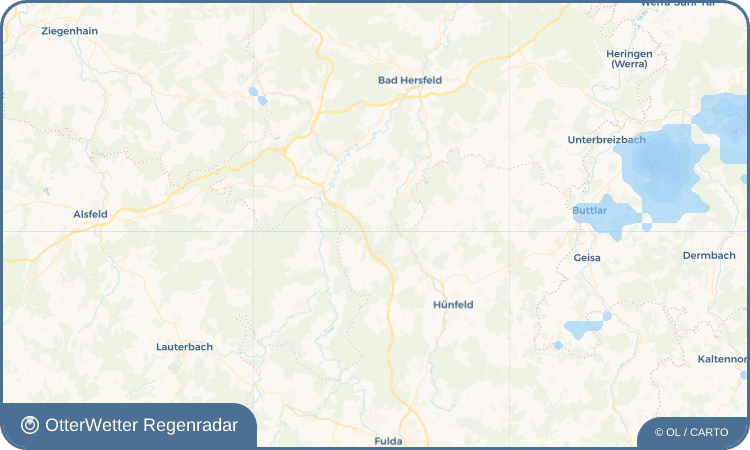 OtterWetter Regenradar-Widget Wehrda
