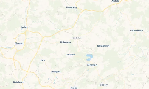 Regenradar Vorschaubild - Aktuelle Niederschläge in Weickartshain und Umgebung