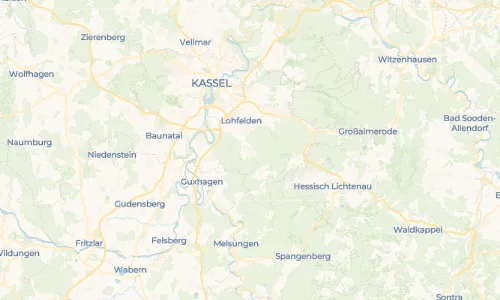 Regenradar-Vorschau: aktuelle Niederschläge in Wellerode und Umgebung