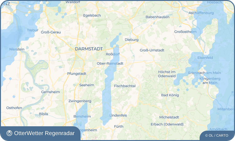 OtterWetter Regenradar-Widget Wembach