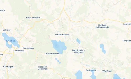 Regenradar Vorschaubild - Aktuelle Niederschläge in Wendershausen und Umgebung