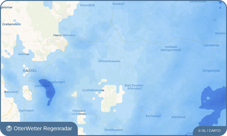 OtterWetter Regenradar-Widget Wendershausen