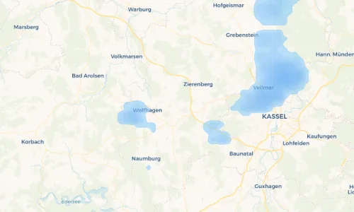 Regenradar Vorschaubild - Aktuelle Niederschläge in Wenigenhasungen und Umgebung