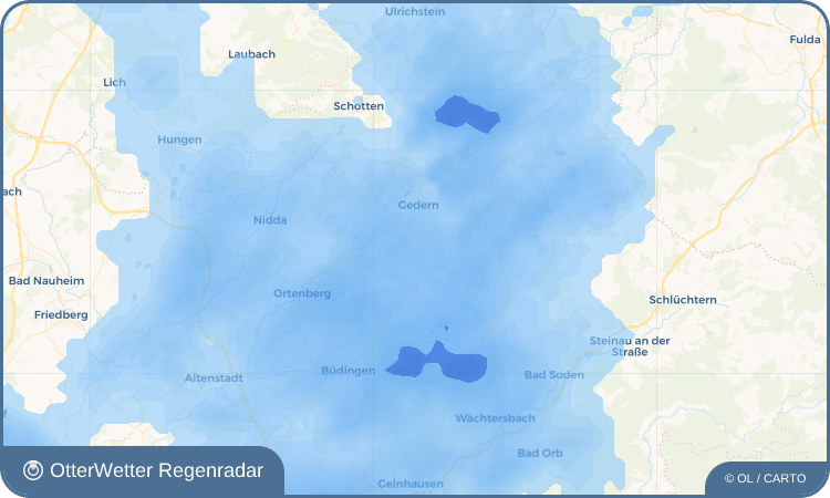 OtterWetter Regenradar-Widget Wenings