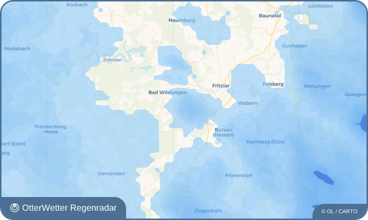 OtterWetter Regenradar-Widget Wenzigerode