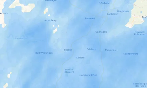 Regenradar Vorschaubild - Aktuelle Niederschläge in Werkel und Umgebung