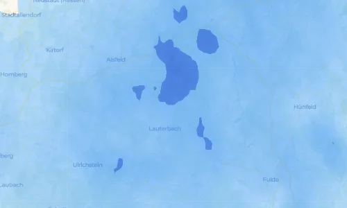 Regenradar-Vorschau: aktuelle Niederschläge in Wernges und Umgebung