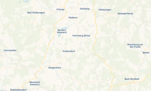 Regenradar Vorschaubild - Aktuelle Niederschläge in Wernswig und Umgebung