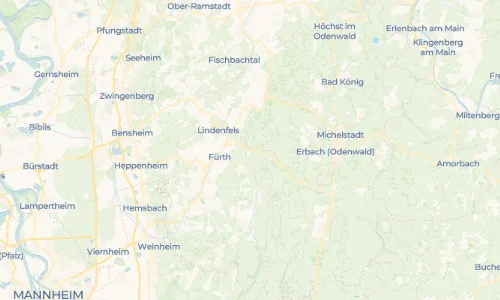 Regenradar Vorschaubild - Aktuelle Niederschläge in Weschnitz und Umgebung