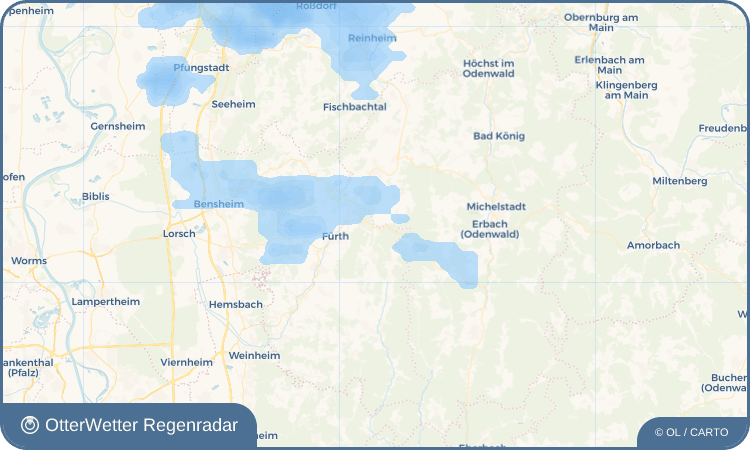 OtterWetter Regenradar-Widget Weschnitz