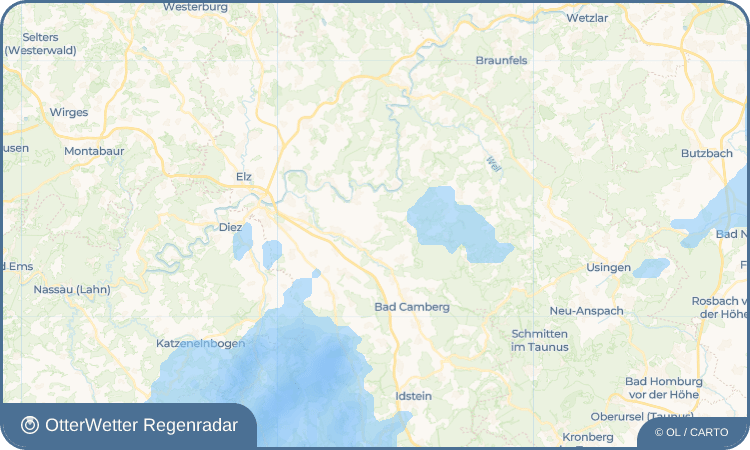 OtterWetter Regenradar-Widget Weyer