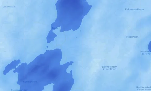 Regenradar Vorschaubild - Aktuelle Niederschläge in Weyhers und Umgebung