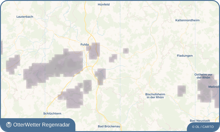 OtterWetter Regenradar-Widget Weyhers