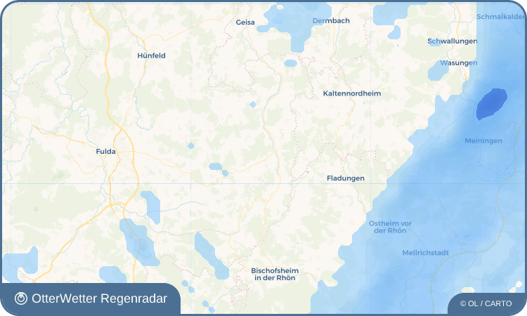 OtterWetter Regenradar-Widget Wickers