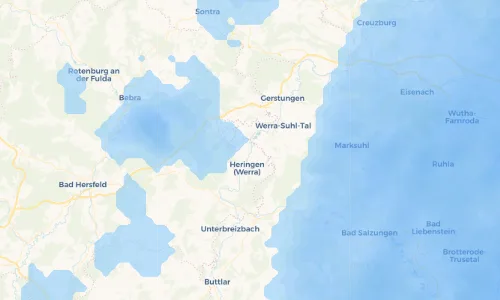Regenradar Vorschaubild - Aktuelle Niederschläge in Widdershausen und Umgebung