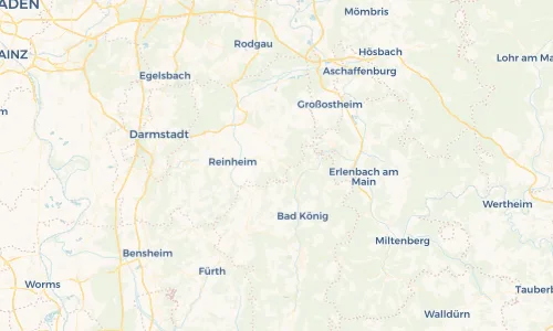 Regenradar Vorschaubild - Aktuelle Niederschläge in Wiebelsbach und Umgebung