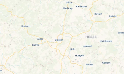 Regenradar Vorschaubild - Aktuelle Niederschläge in Wieseck und Umgebung