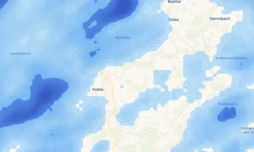 Regenradar Vorschaubild - Aktuelle Niederschläge in Wiesen und Umgebung