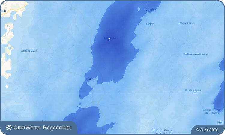 Widget-Vorschau für Wiesen Wetter-Widget-Vorschau mit Vorhersagedaten für Wiesen