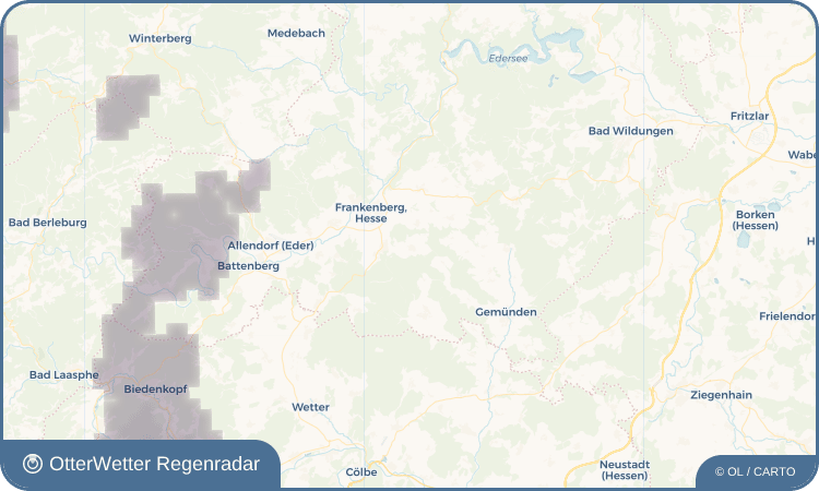 OtterWetter Regenradar-Widget Willersdorf