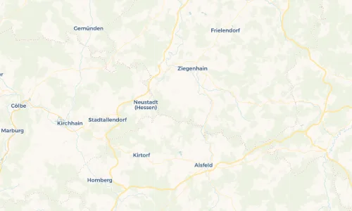 Regenradar Vorschaubild - Aktuelle Niederschläge in Willingshausen und Umgebung