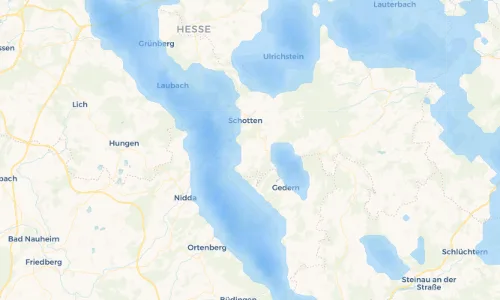 Regenradar Vorschaubild - Aktuelle Niederschläge in Wingershausen und Umgebung