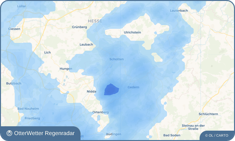 OtterWetter Regenradar-Widget Wingershausen