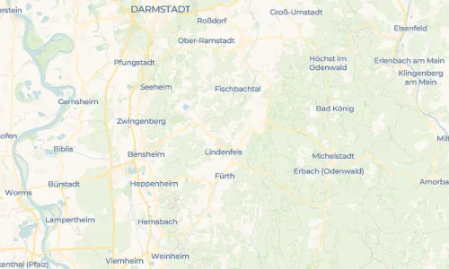Regenradar Vorschaubild - Aktuelle Niederschläge in Winterkasten und Umgebung