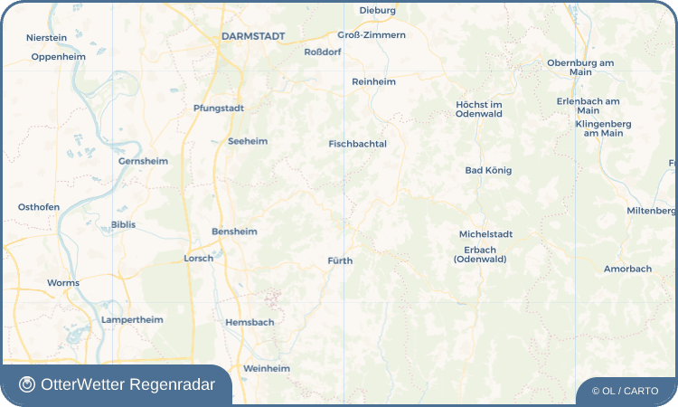 OtterWetter Regenradar-Widget Winterkasten
