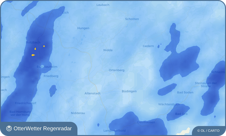 OtterWetter Regenradar-Widget Wippenbach