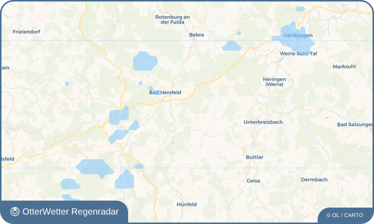 Wetter-Widget-Vorschau mit Vorhersagedaten für Wippershain