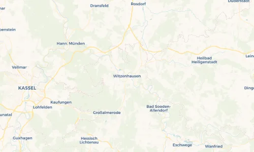 Regenradar Vorschaubild - Aktuelle Niederschläge in Witzenhausen und Umgebung