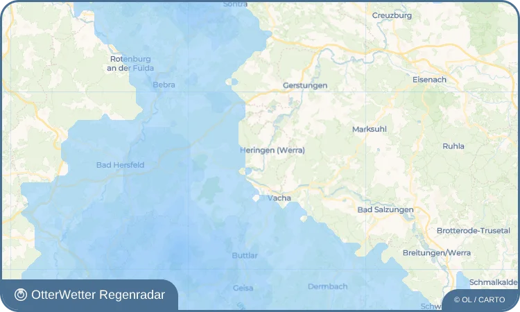 Widget-Vorschau für Wölfershausen Wetter-Widget-Vorschau mit Vorhersagedaten für Wölfershausen