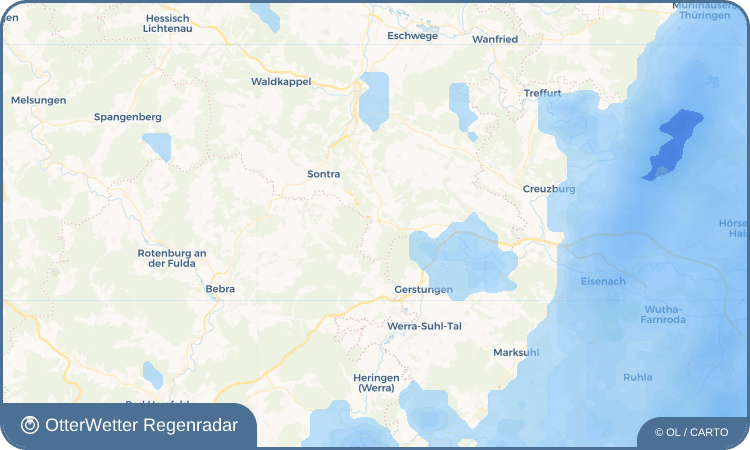 OtterWetter Regenradar-Widget Wölfterode