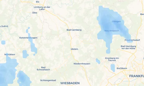 Regenradar Vorschaubild - Aktuelle Niederschläge in Wörsdorf und Umgebung