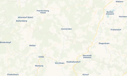 Regenradar Vorschaubild - Aktuelle Niederschläge in Wohra und Umgebung