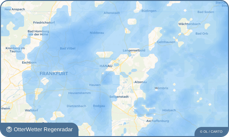 OtterWetter Regenradar-Widget Wolfgang