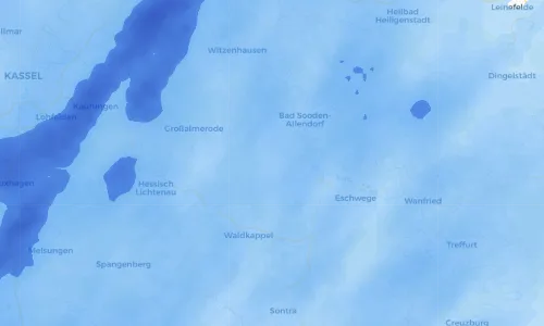 Regenradar Vorschaubild - Aktuelle Niederschläge in Wolfterode und Umgebung
