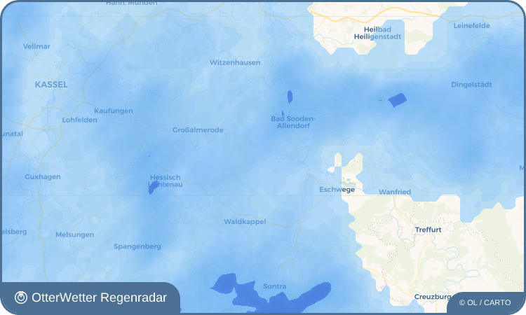 OtterWetter Regenradar-Widget Wolfterode